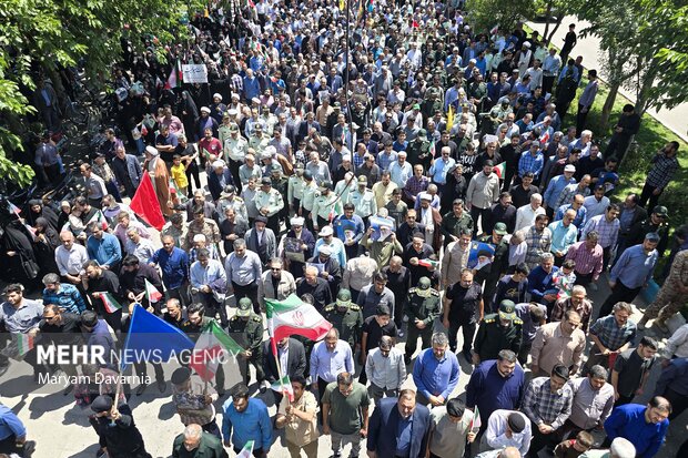 راهپیمایی ضد صهیونیستی بعد نماز جمعه در بجنورد