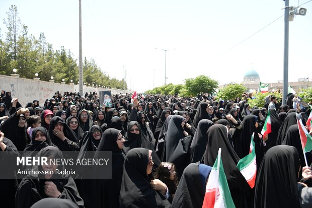 راهپیمایی ضد صهیونیستی بعد از نماز عبادی سیاسی جمعه در بیرجند