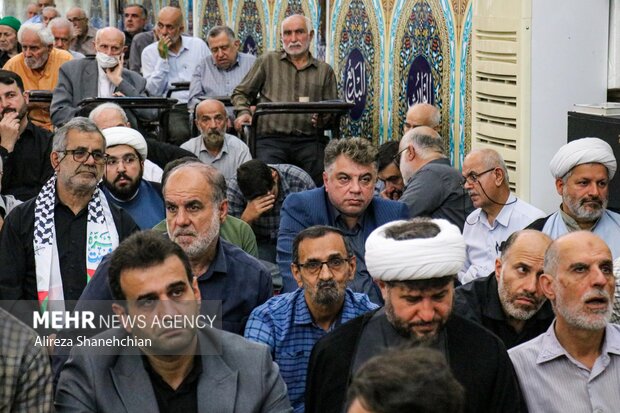 فریاد انتقام و تجمع مردم رشت در محکومیت حمله رژیم صهیونیستی
