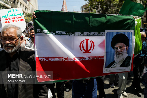 راهپیمایی محکومیت جنایات صهیونیستی در مشهد