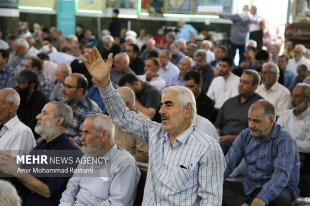 راهپیمایی نمازگزاران ورامینی در پاسخ به رژیم صهیونیستی