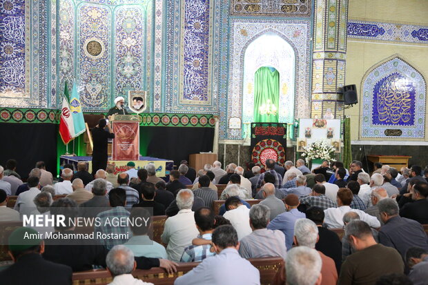 راهپیمایی نمازگزاران ورامینی در پاسخ به رژیم صهیونیستی