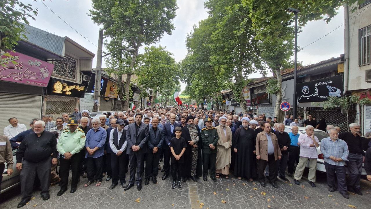 مردم لاهیجان اقدامات رژیم صهیونیستی را محکوم کردند مردم لاهیجان اقدامات رژیم صهیونیستی را محکوم کردند