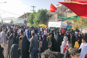 حضور گسترده مردم زاهدان در مهمانی کیلومتری غدیر در بلوار رسالت