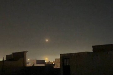 Düşmana ait drone'nun vurulduğu an
