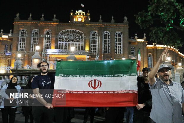 حمایت از پاسخ ایران به رژیم صهیونیستی