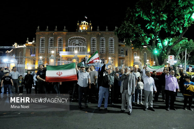 حمایت از پاسخ ایران به رژیم صهیونیستی