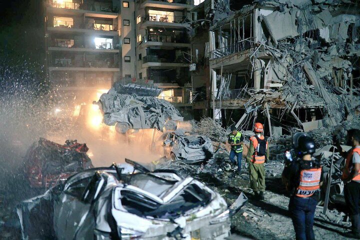 ۱۷۵ کشته و زخمی در حملات موشکی ایران به رژیم صهیونیستی