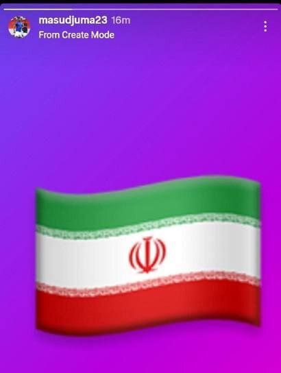 حمایت مهاجم کنیایی استقلال از مردم ایران + عکس