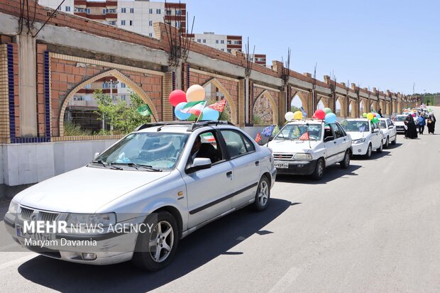 کاروان خودرویی عید غدیر در بجنورد