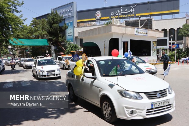 کاروان خودرویی عید غدیر در بجنورد