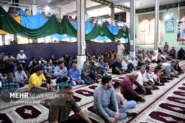 مراسم عید غدیر و سفره اطعام علوی در روستای معصوم آباد