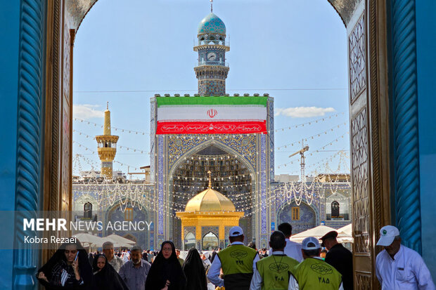 گرامیداشت عید غدیر در جوار بارگاه منور امام رضا(ع)