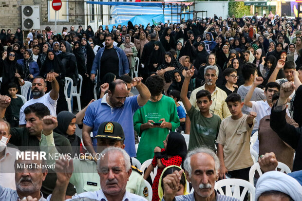 اجتماع غدیریون فومن در محکومیت جنایات رژیم صهیونیستی