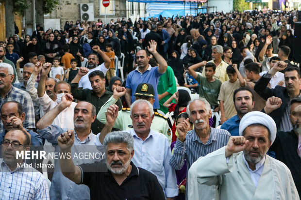 اجتماع غدیریون فومن در محکومیت جنایات رژیم صهیونیستی