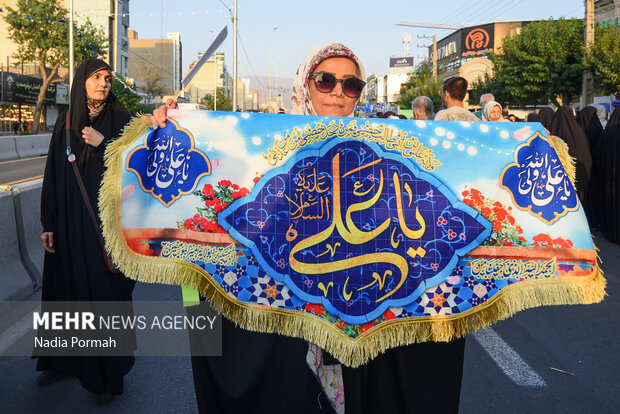 راهپیمایی کیلومتری غدیر در کرج