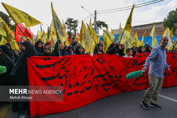 راهپیمایی کیلومتری غدیر در زنجان