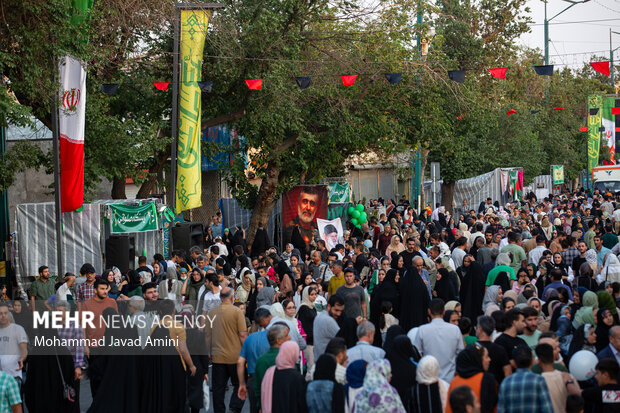 راهپیمایی کیلومتری غدیر در قزوین