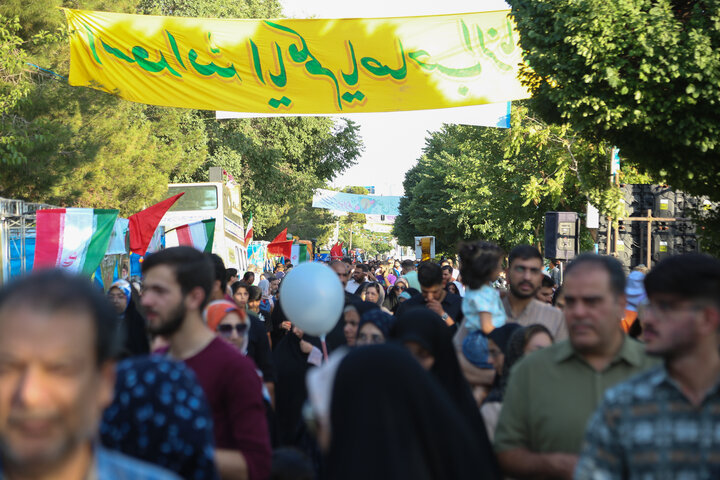 راهپیمایی کیلومتری غدیر در کرمان