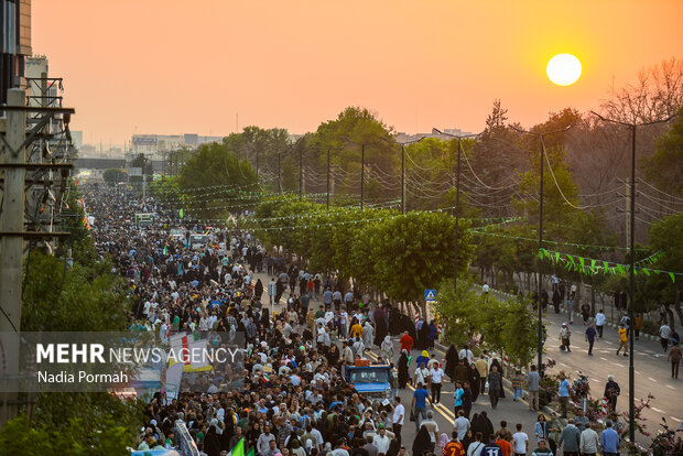 راهپیمایی کیلومتری غدیر در کرج