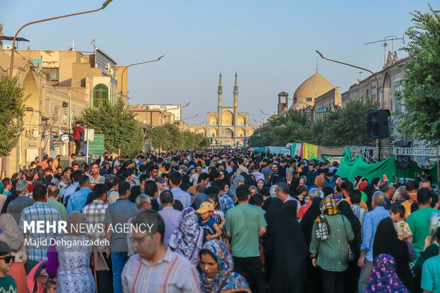 راهپیمایی کیلومتری غدیر در یزد