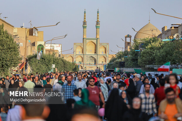 راهپیمایی کیلومتری غدیر در یزد