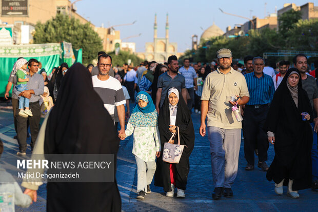 راهپیمایی کیلومتری غدیر در یزد