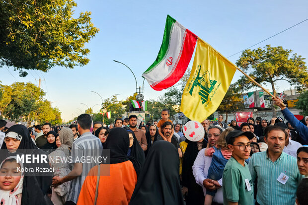 راهپیمایی کیلومتری غدیر در مشهد - ۲