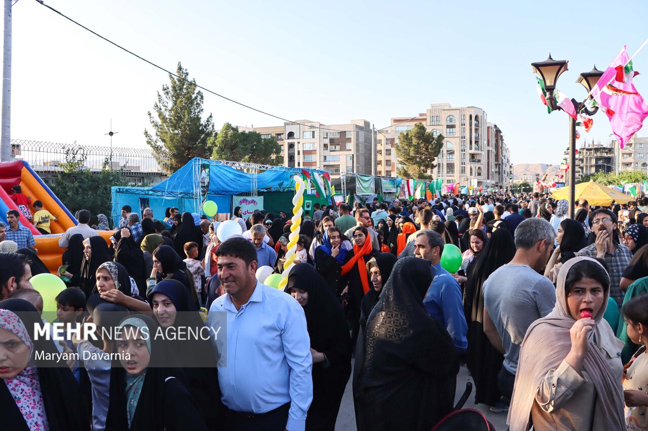 فریاد «حیدر حیدر» مردم قزوین در تجمع ایران ذوالفقار علی