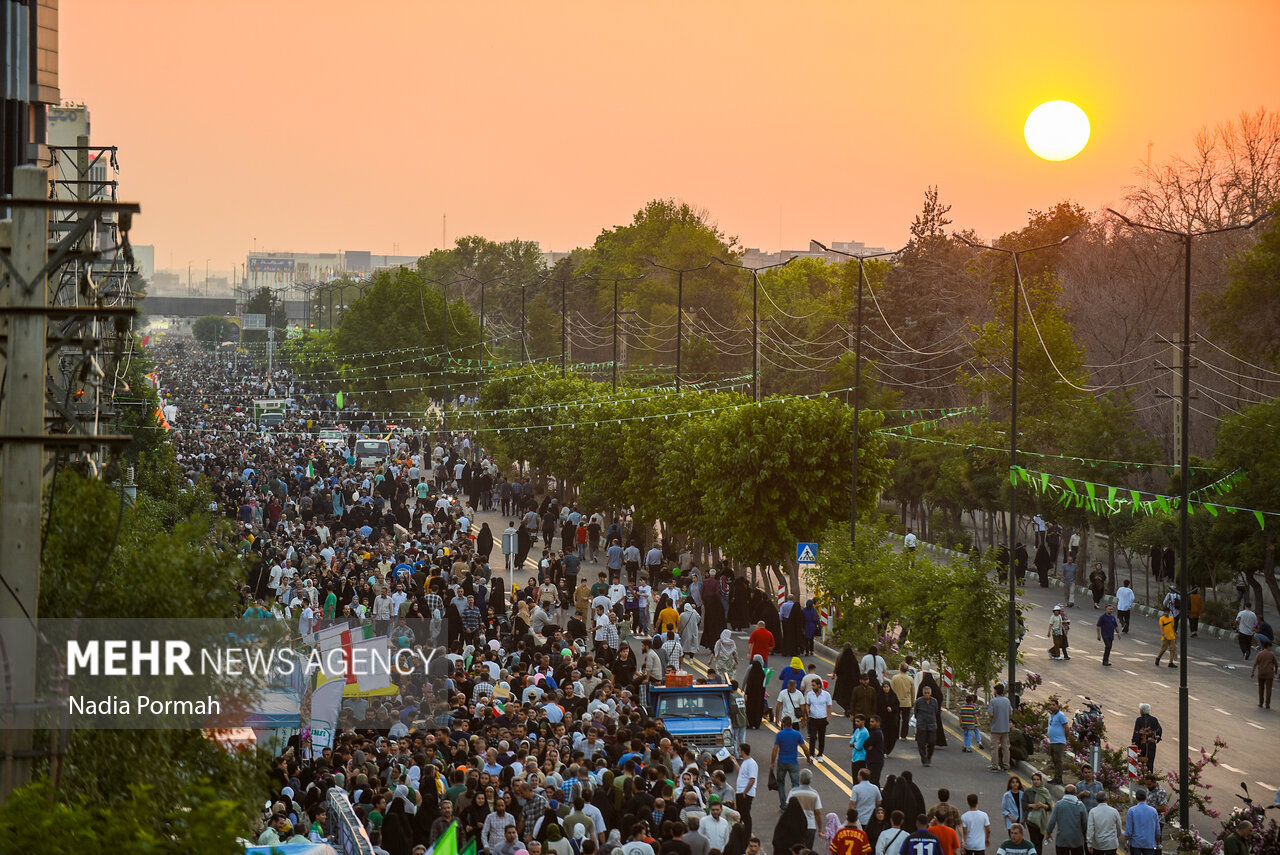 راهپیمایی کیلومتری غدیر در کرج
