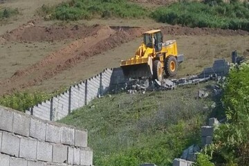 قلع و قمع ساخت و سازهای غیرمجاز در ۱۷ هکتار از زمین‌های کشاورزی دزفول