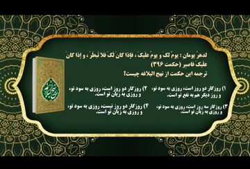 مسابقه پیامکی حکمت‌های نهج البلاغه در کردستان برگزار شد