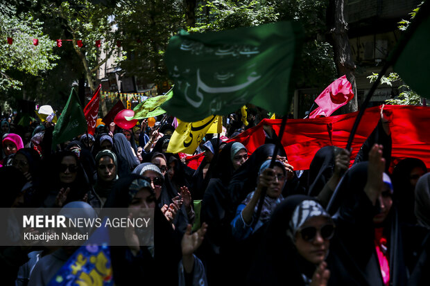 راهپیمایی کیلومتری غدیر در اصفهان