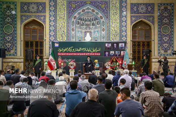 بزرگداشت شهدای تجاوز رژیم صهیونی به ایران
