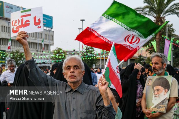 راهپیمایی کیلومتری غدیر در رشت