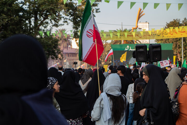 راهپیمایی کیلومتری غدیر در گرگان