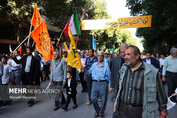 راهپیمایی کیلومتری غدیر در بجنورد