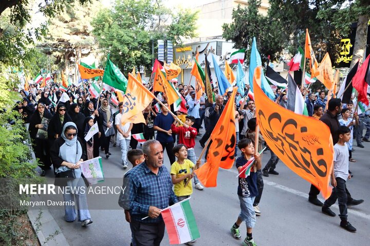 راهپیمایی کیلومتری غدیر در بجنورد
