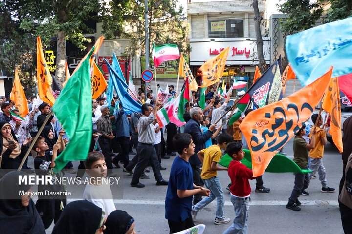 راهپیمایی کیلومتری غدیر در بجنورد