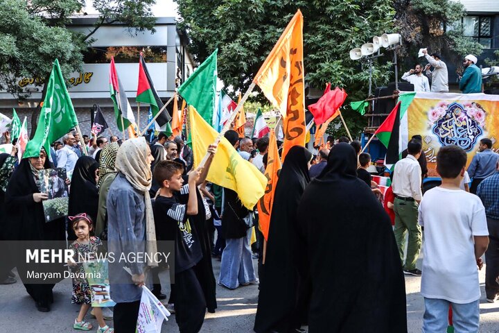 راهپیمایی کیلومتری غدیر در بجنورد