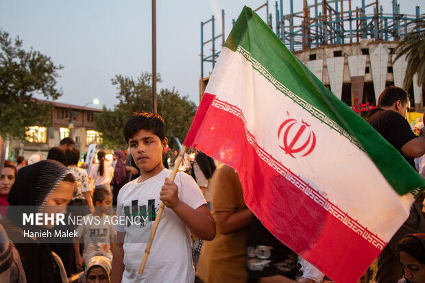 راهپیمایی کیلومتری غدیر در گرگان