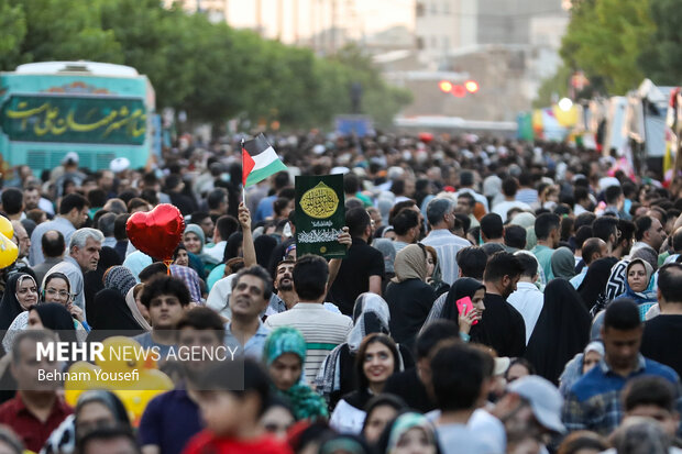 راهپیمایی کیلومتری غدیر در اراک