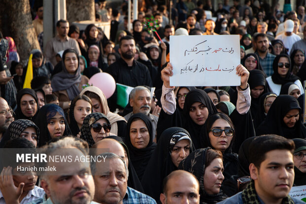 راهپیمایی کیلومتری غدیر در گرگان