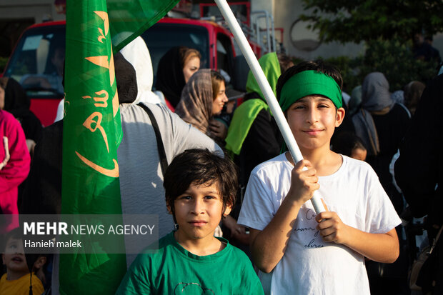 راهپیمایی کیلومتری غدیر در گرگان