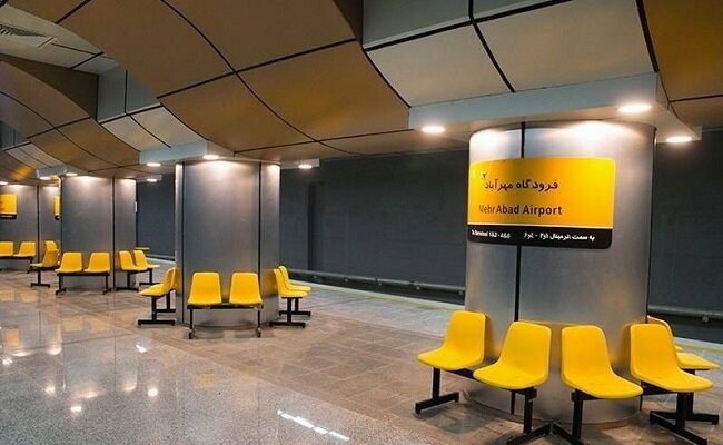 متروی فرودگاه مهرآباد تعطیل است