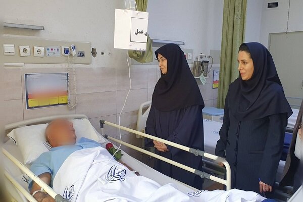 عیادت معاون رئیسجمهور از حادثهدیدگان حملات رژیم صهیونیستی