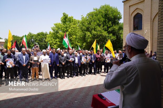 تجمع دانشگاهیان اردبیل در حمایت از «وعده صادق 3»6