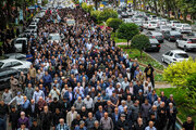 راهپیمایی جمعه خشم و نصر و تشییع پیکر شهدا در ساری