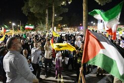 اجتماع بیرجندی‌ها در حمایت از «عملیات وعده صادق ۳»