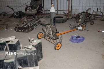 كشف ورشة لصناعة الطائرات المسيرة الانتحارية والعبوات الناسفة في ري